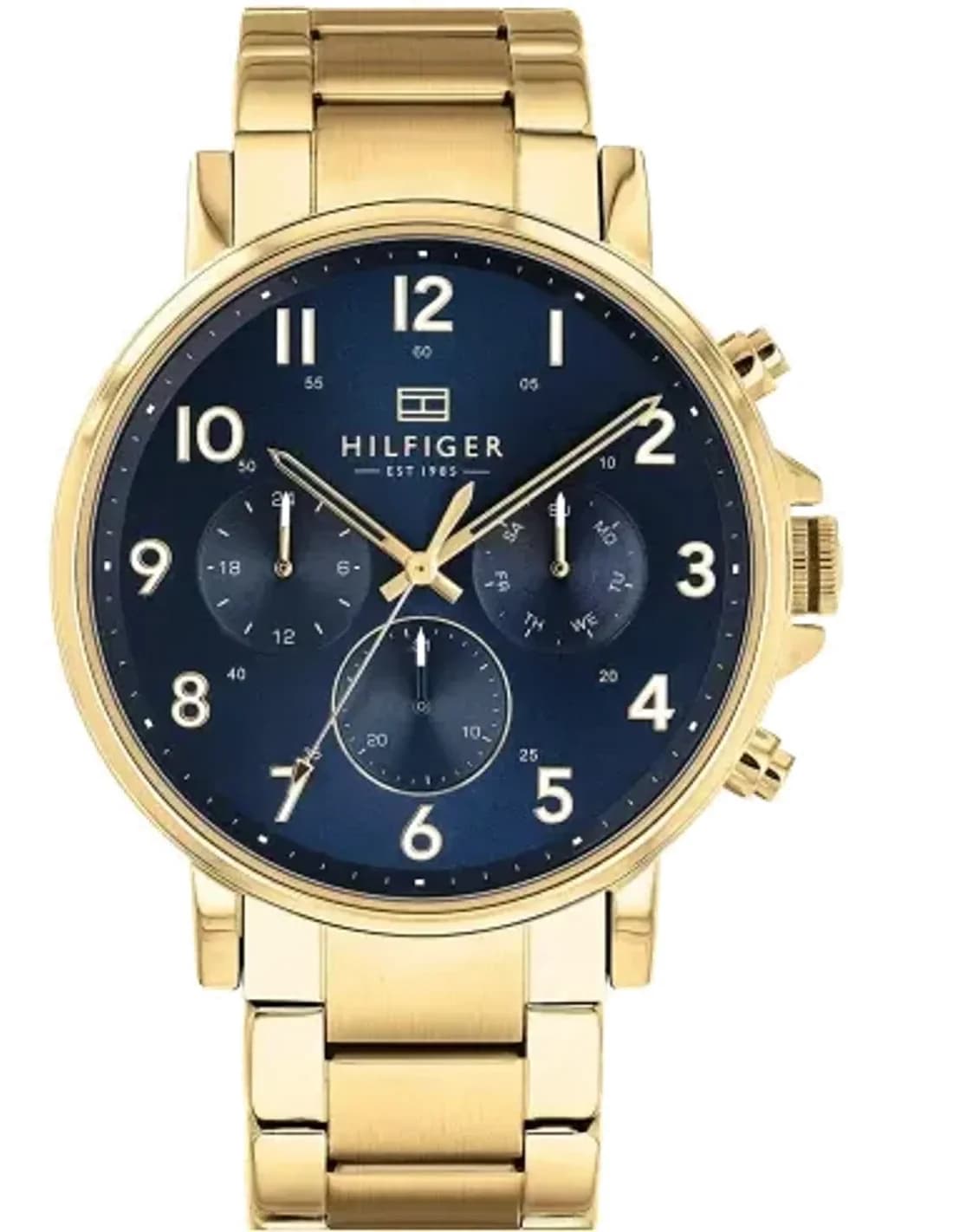 Montre Homme Tommy Hilfiger 1710384 bracelet acier doré