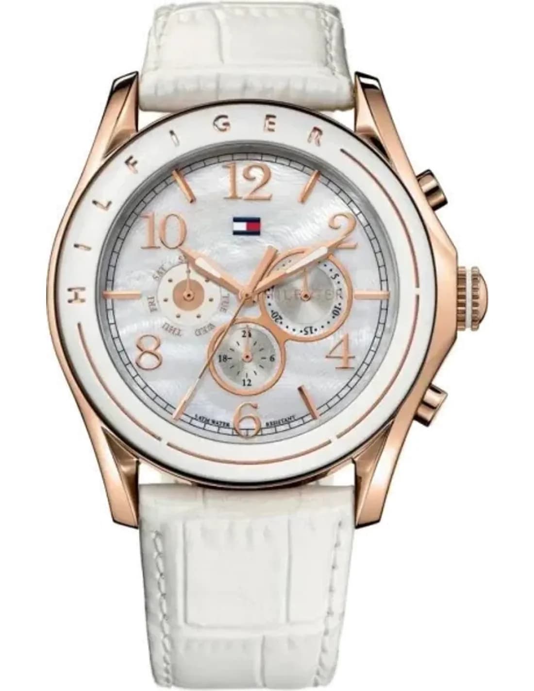 Montre Femme Tommy Hilfiger 1781051 bracelet cuir blanc