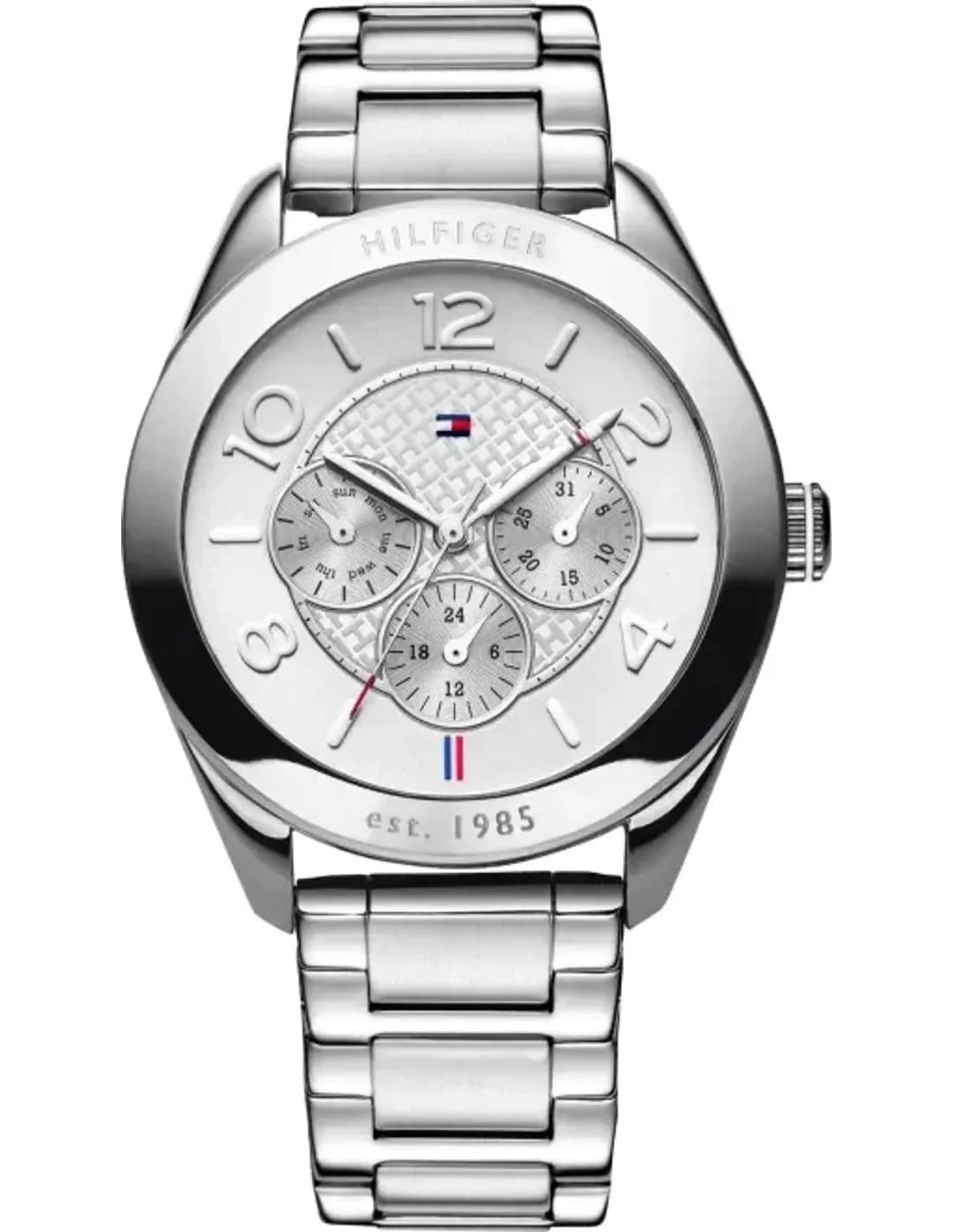 Montre Femme Tommy Hilfiger Multifonction 1781215 en acier argenté