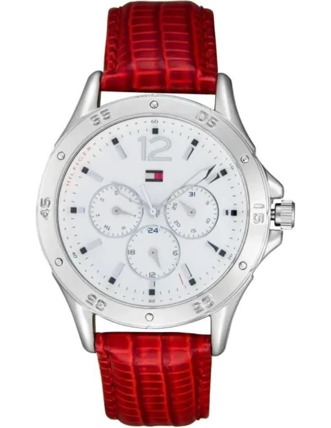 Montre Femme Tommy Hilfiger 1781323 Bracelet en cuir rouge