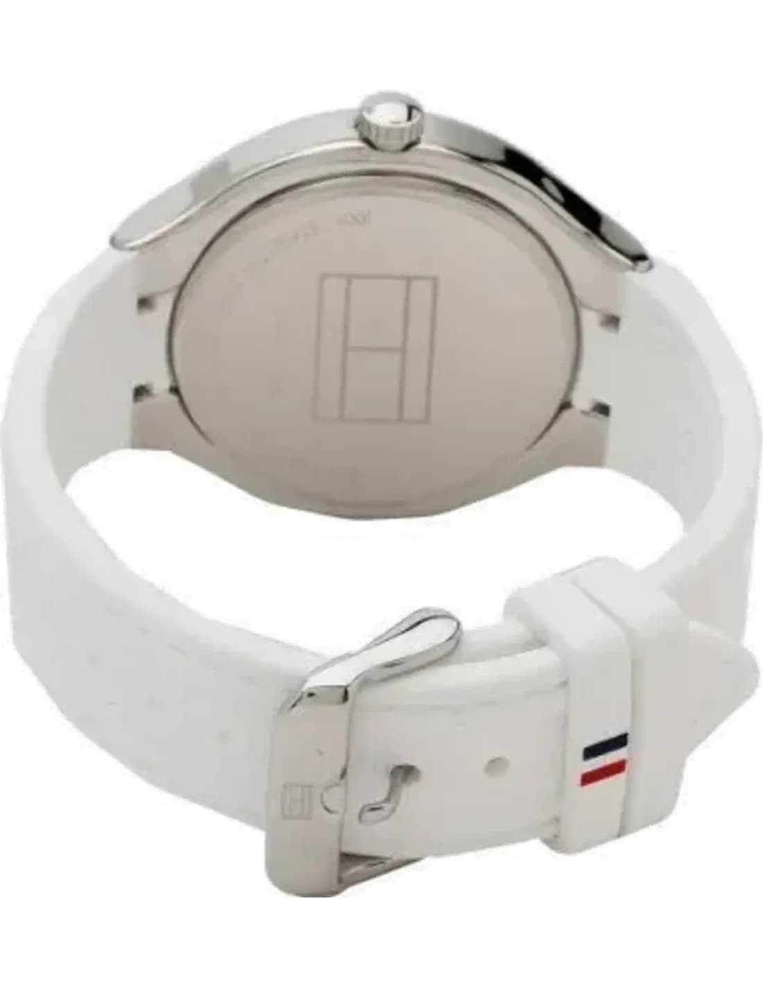 Montre Femme Tommy Hilfiger 1781330 Blanche Trotteuse rouge