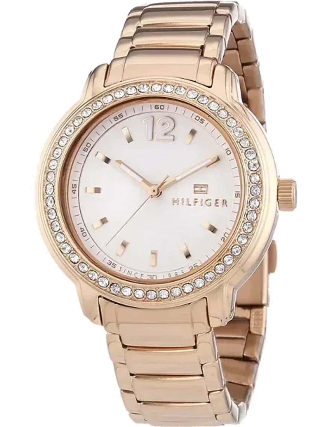 Montre Femme Tommy Hilfiger Callie 1781468 Maillons larges couleur or rose