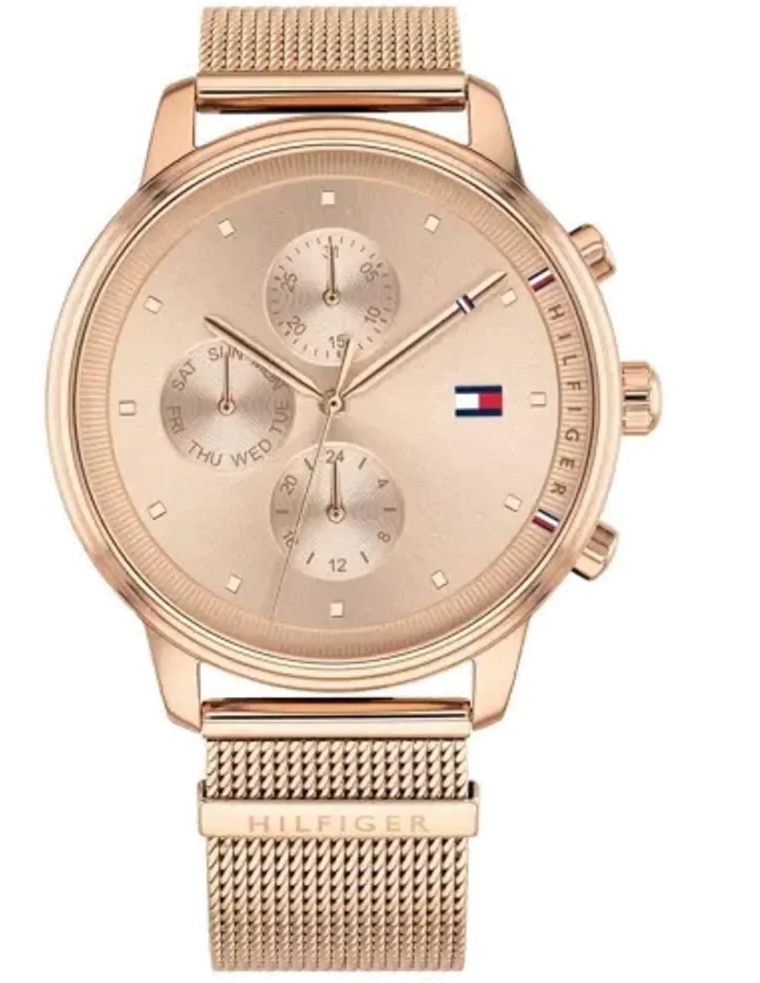 Montre Tommy Hilfiger Blake 1781907 Maille Milanaise Doré Rose