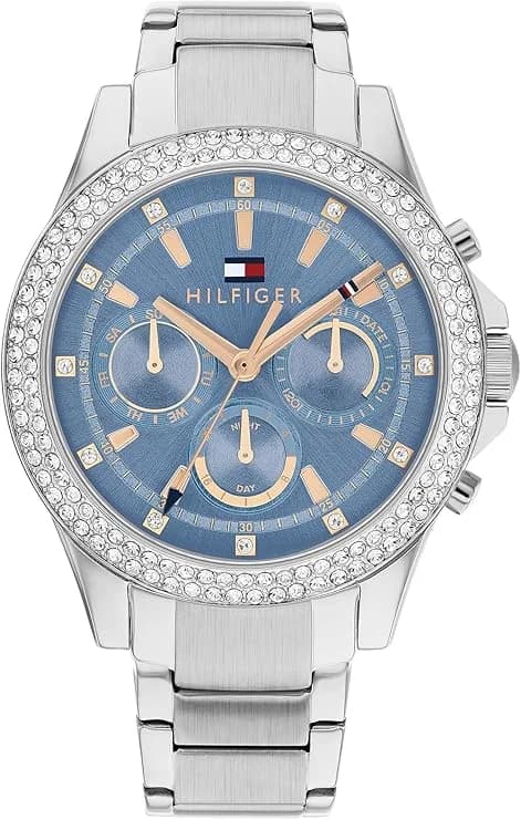 Montre Femme Tommy Hilfiger Haven 1782690 cadran bleu bracelet acier