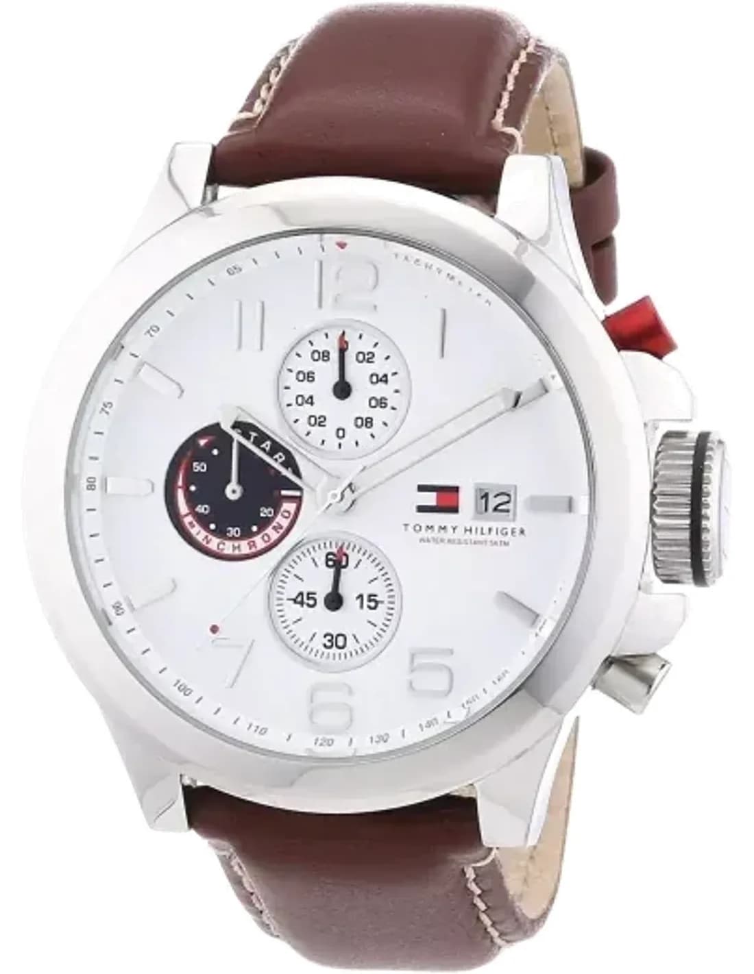Montre Homme Tommy Hilfiger 1790810 Bracelet couleur marron foncé en cuir