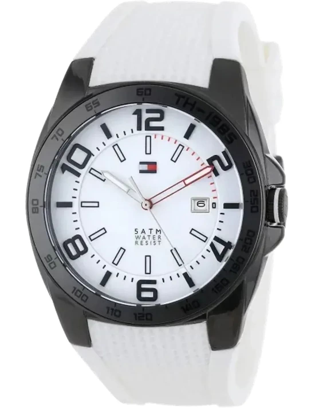 Montre Homme Tommy Hilfiger 1790882 Bracelet texturé en silicone blanc