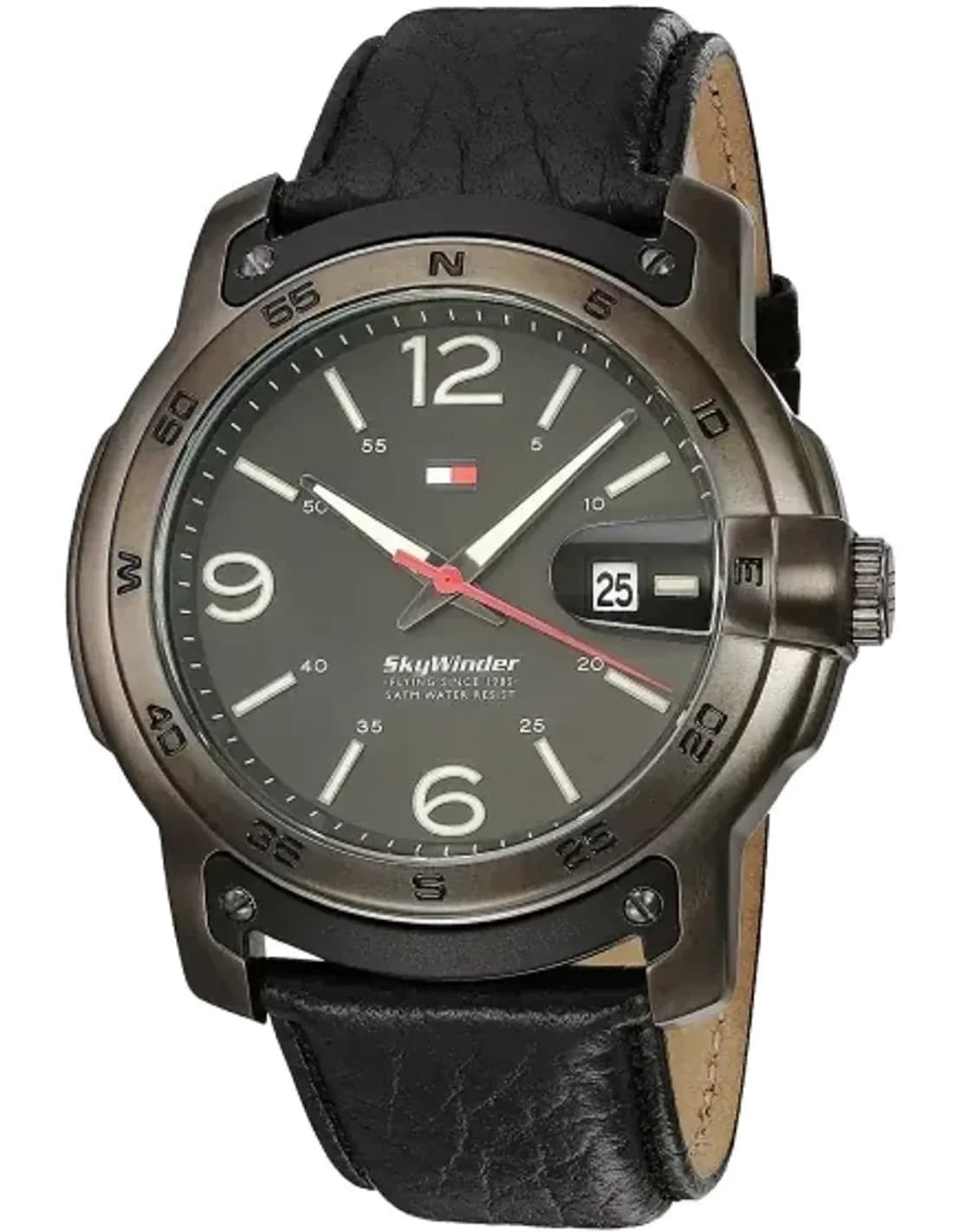 Montre Homme Tommy Hilfiger 1790896 Bracelet En cuir couleur noire