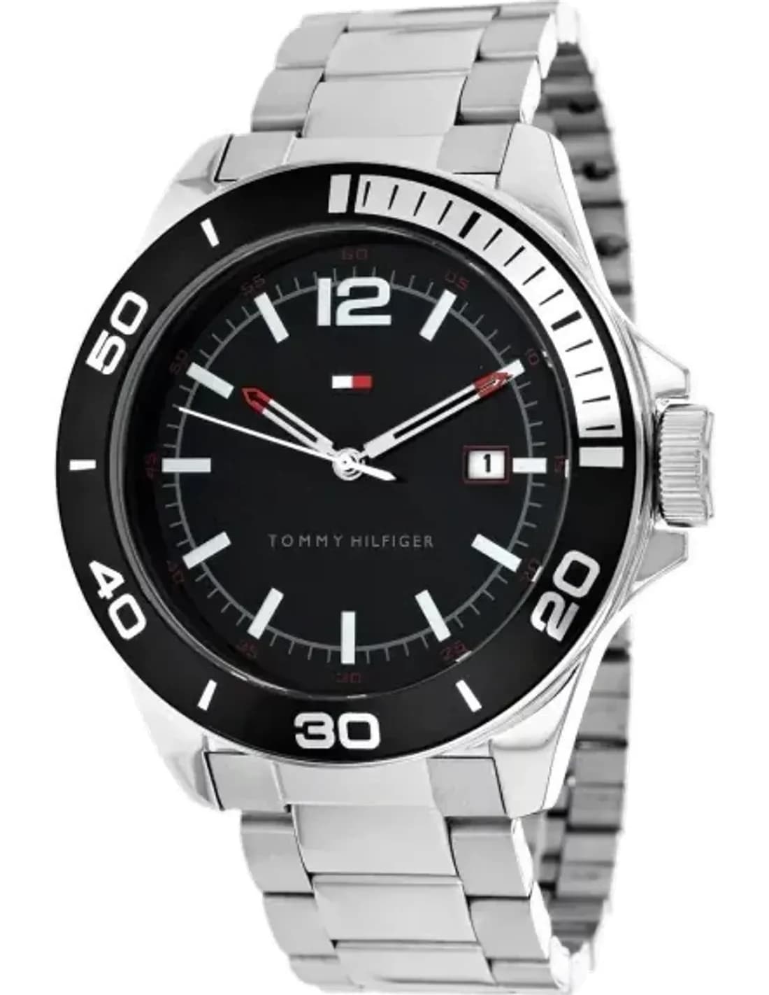 Montre Homme Tommy Hilfiger 1790932 Bracelet Argenté En Acier Inoxydable