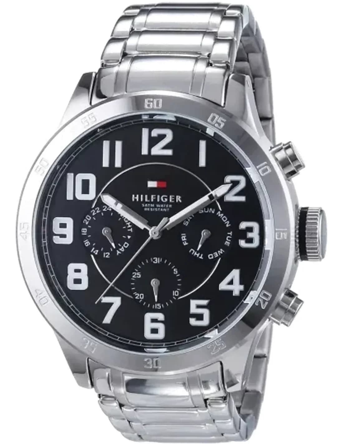 Montre Homme Tommy Hilfiger Trent 1791054 Bracelet Argenté En Acier Inoxydable