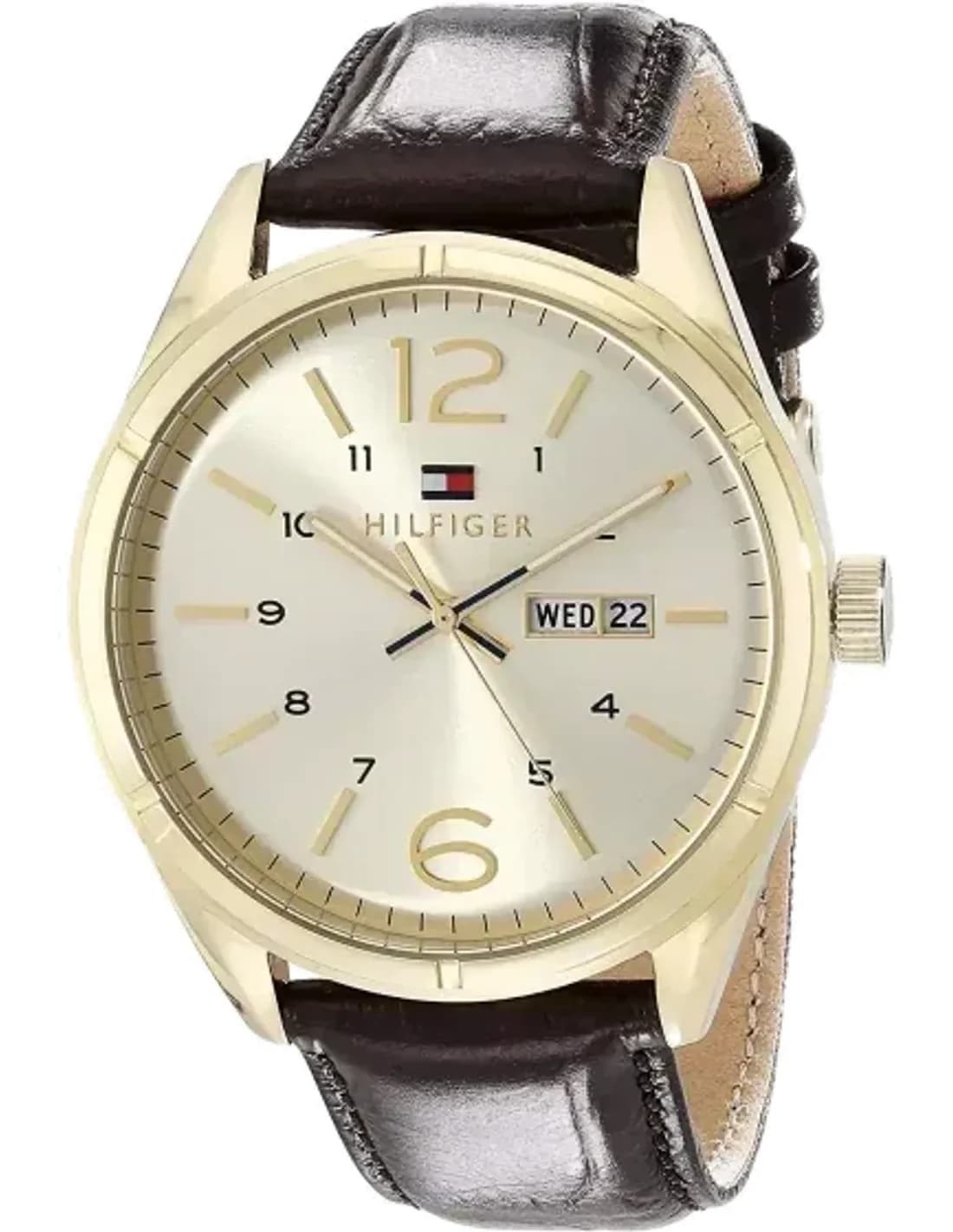 Montre Homme Tommy Hilfiger 1791059 cadran champagne fonctions jour et date
