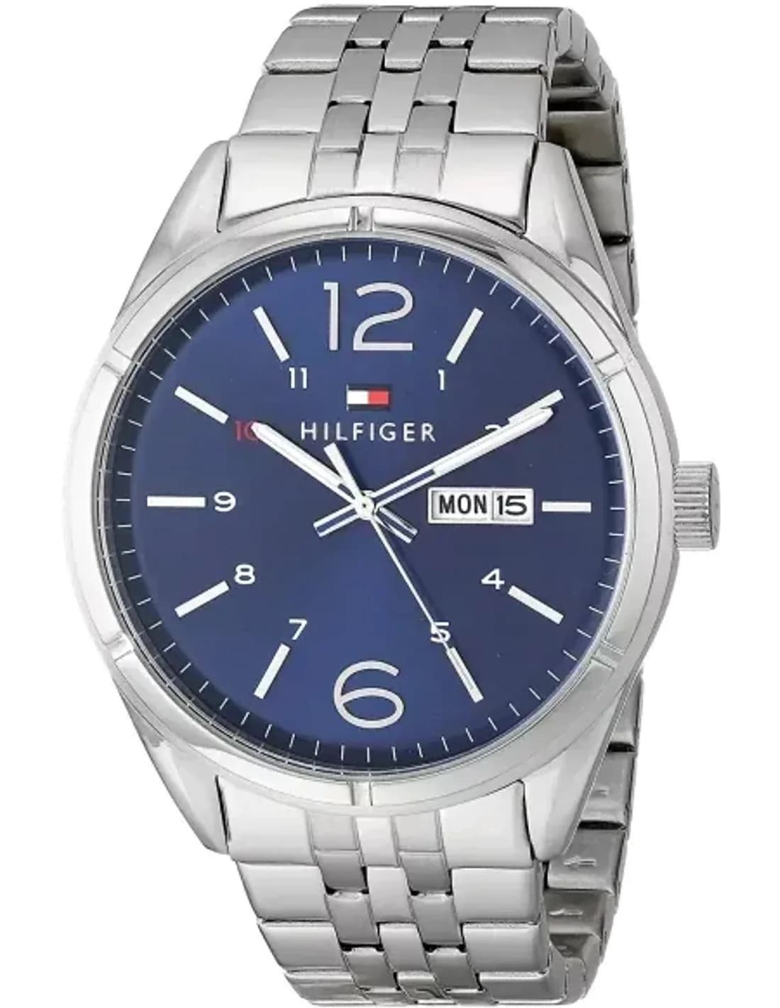 Montre Homme Tommy Hilfiger 1791061 Cadran bleu et acier argenté