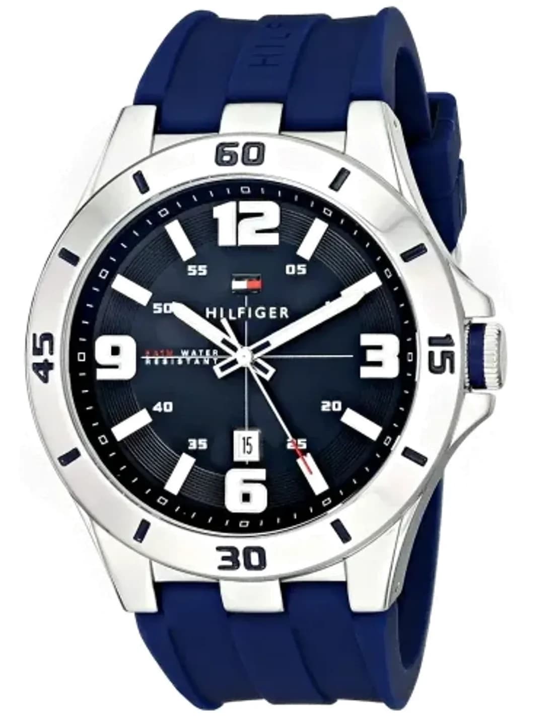 Montre Tommy Hilfiger Drew 1791062 Bracelet silicone bleu