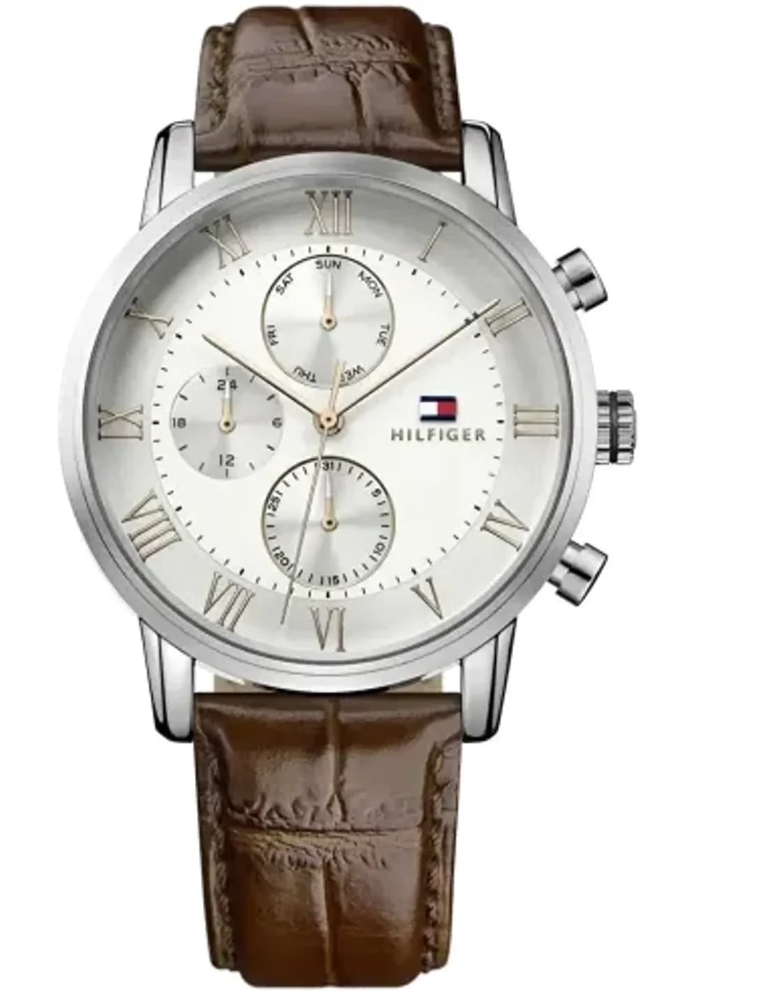 Montre Homme Tommy Hilfiger 1791400 Chronomètre bracelet en cuir marron