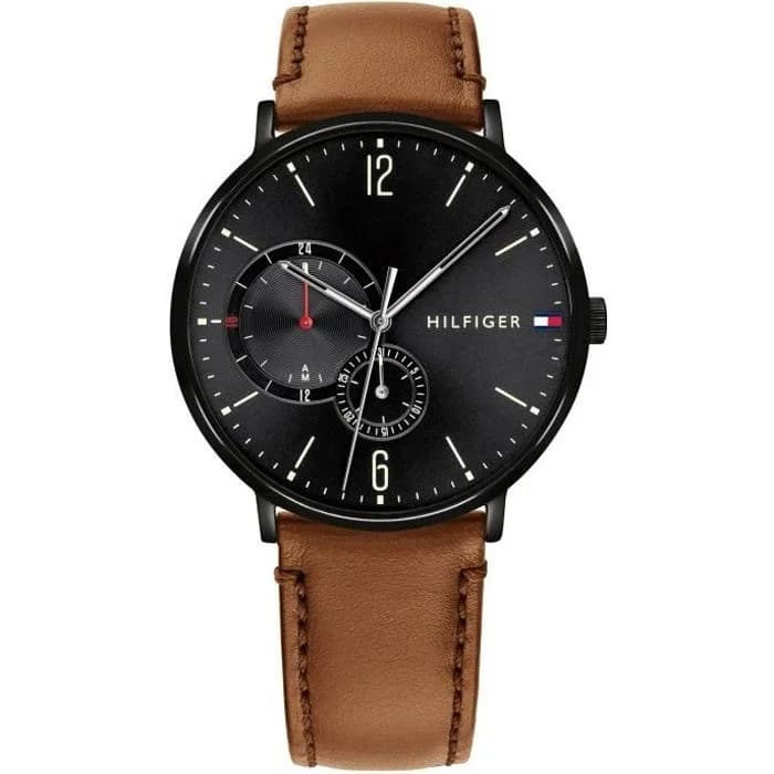 Montre Tommy Hilfiger 1791510 Brooklyn avec Bracelet en Cuir Marron