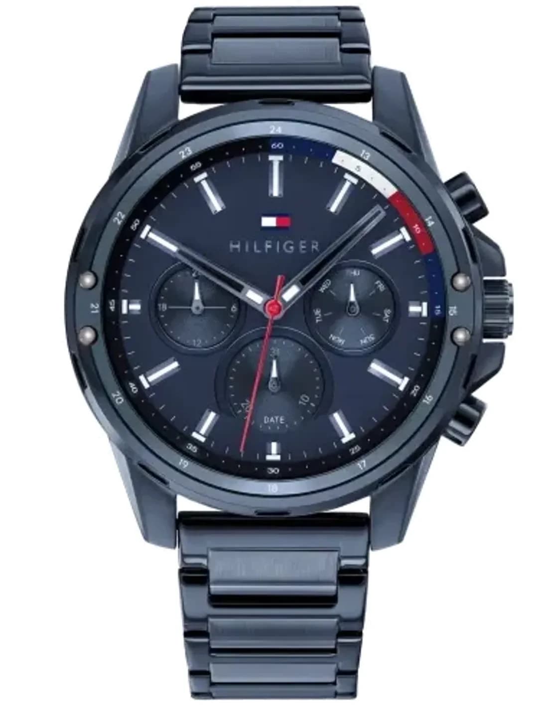 Montre Tommy Hilfiger 1791789 Mason Chronographe en Acier Bleu