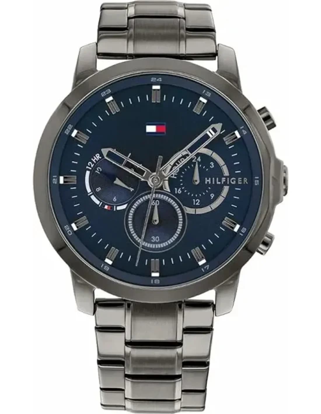 Montre Tommy Hilfiger 1791796 Jameson en Acier Gris avec Cadran Texturé