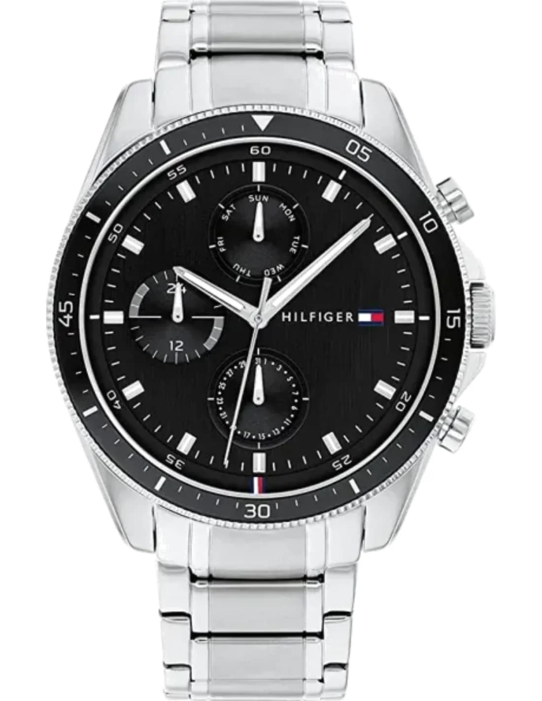 Montre Tommy Hilfiger 1791835 Parker Acier et Cadran Noir