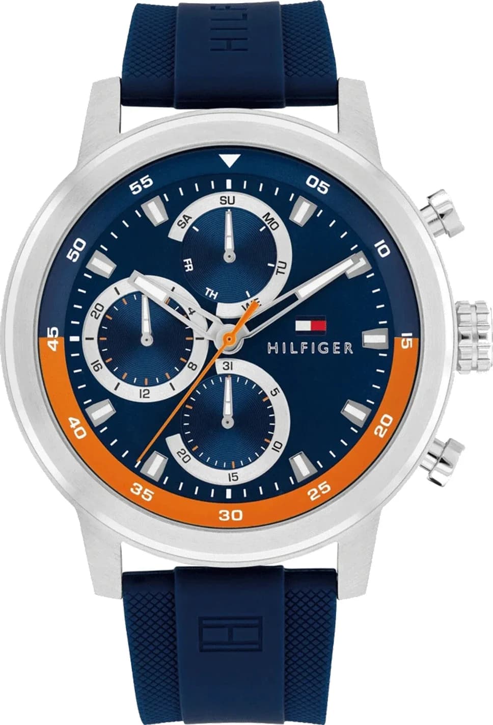 Montre Homme Tommy Hilfiger Rocky 1792177 cadran bleu bracelet silicone