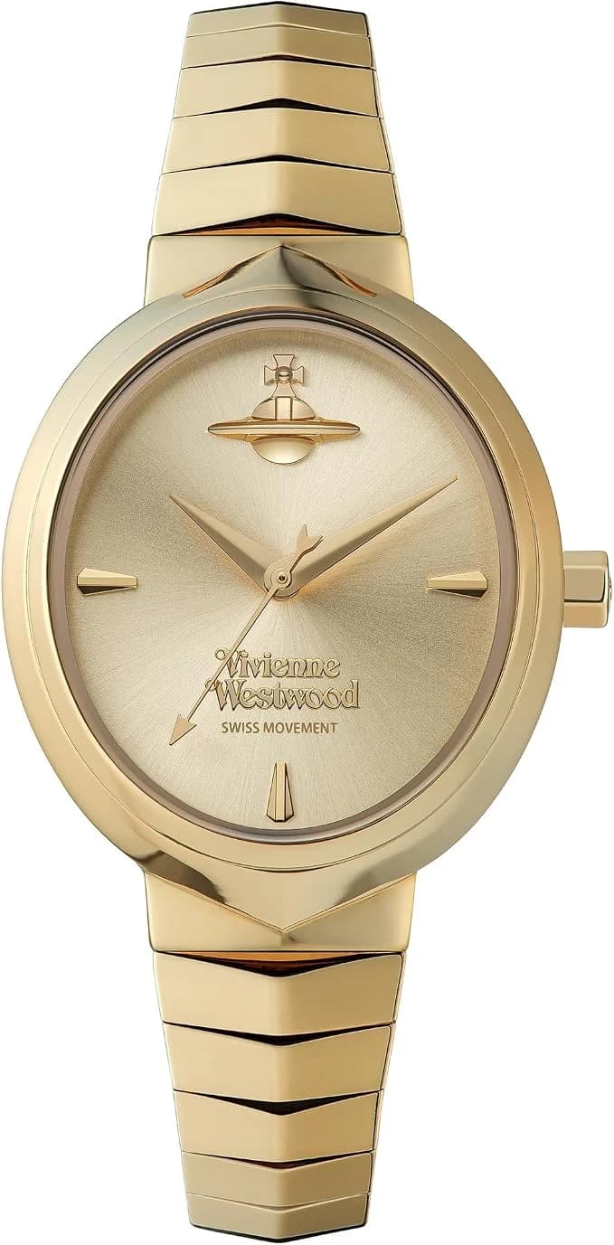 Montre Femme Vivienne Westwood Armour VV314GDGD cadran doré bracelet acier