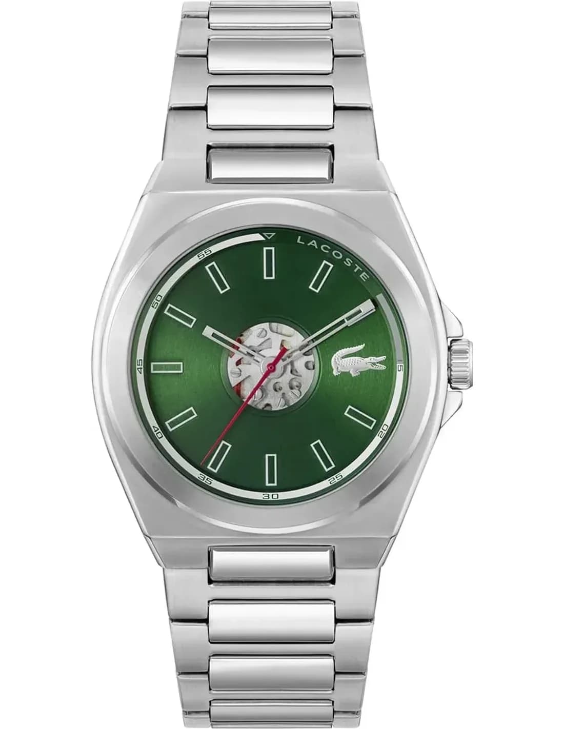 Montre Homme Lacoste Reno 2011335 cadran vert bracelet acier