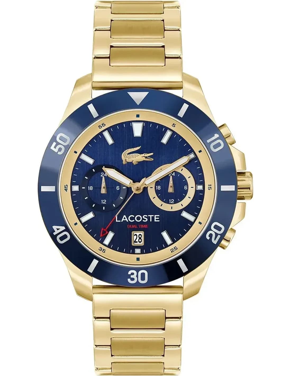 Montre Homme Lacoste Toronga 2011343 cadran bleu bracelet acier