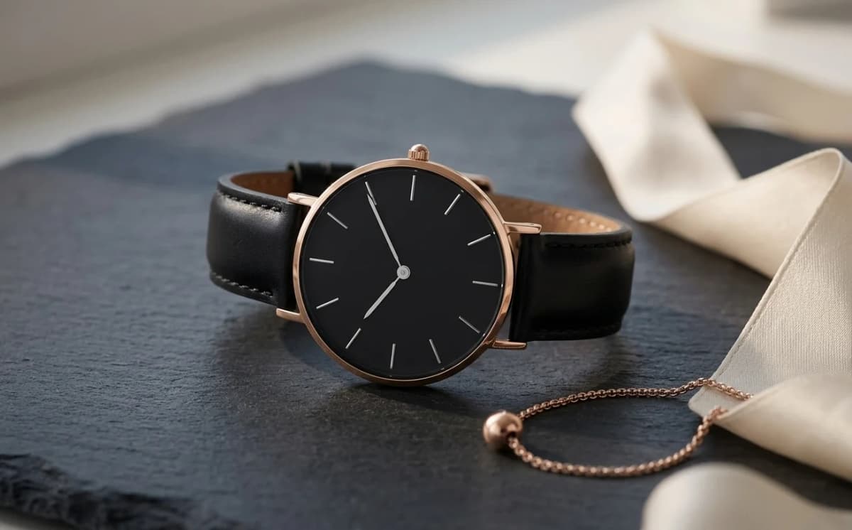 Montre Daniel Wellington noire femme : le guide complet de l'élégance minimaliste