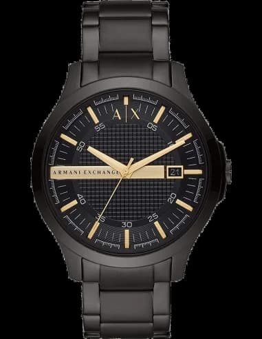 Montre Armani Exchange AX2413 en acier inoxydable IP noir