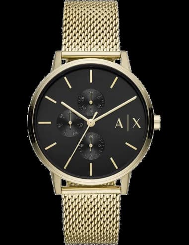 Armani Exchange AX2715 Gold Milanese Mesh Men's Watch