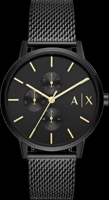 Armani Exchange AX2716 Men's Watch Black Milanese Mesh