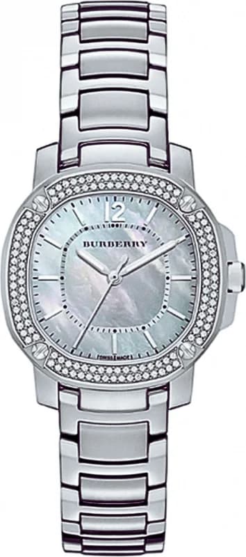 Burberry BBY1801 Silver Mother-of-Pearl Swarovski Crystal Women's Watch
