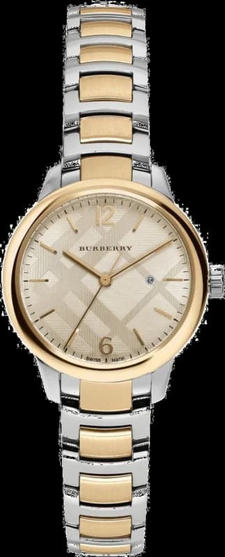 Burberry BU10118 Classic Round Two-Tone Stainless Steel Women's Watch