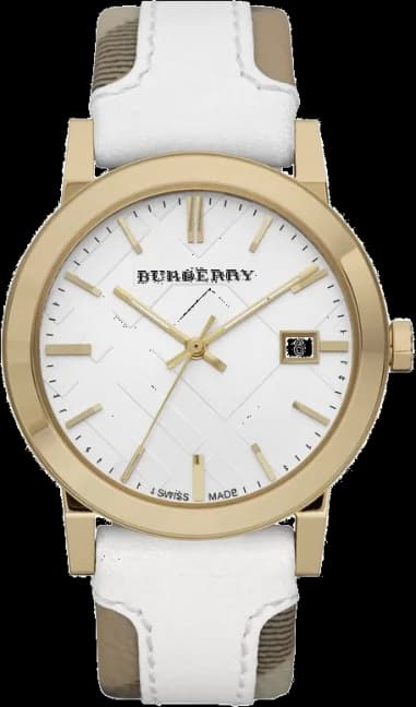Burberry BU9110 Two-Tone Leather Strap Sapphire Crystal Women's Watch