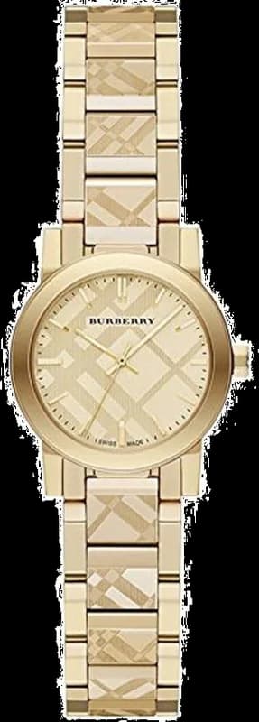 Burberry BU9234 Yellow Gold Stainless Steel Women's Watch The City Collection