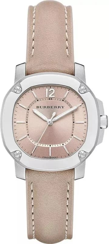 Burberry BBY1700 The Britain Beige Leather Men's Watch Swiss Made