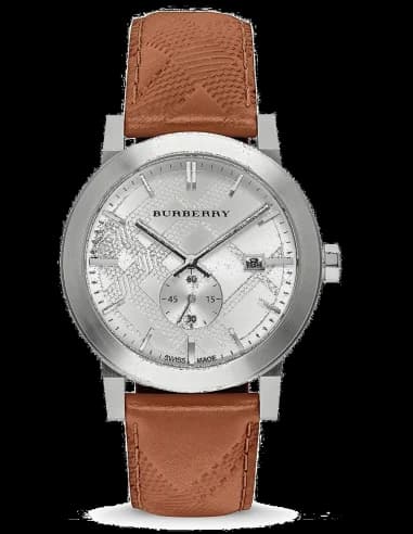 Burberry BU9904 Men's Watch with Brown Leather Strap