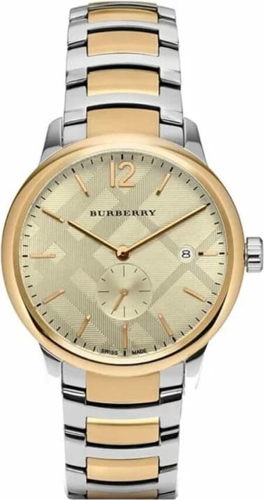 Burberry BU10011 Classic Round Two-Tone Bracelet Men's Watch