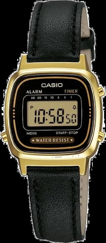 Casio Casio Collection LA670WEGL-1EF Noir