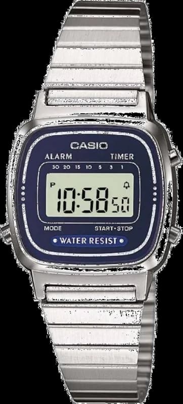 Montre Casio Vintage LA670WEA-2EF Argent