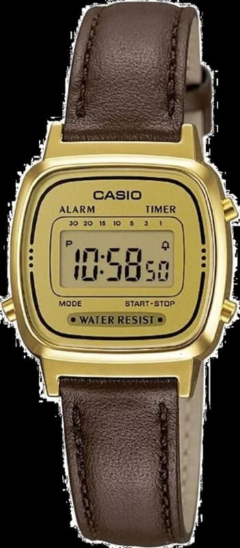 Montre Femme Casio Collection LA670WEGL-9EF Marron