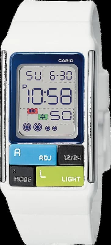 Montre Femme Casio LDF-50-7EF Blanc