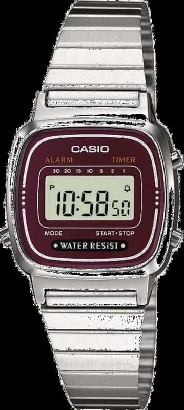 Montre Femme Casio Vintage LA670WEA-4EF Cadran Marron