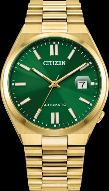 Montre Automatique Citizen Tsuyosa NJ0152-51X cadran vert