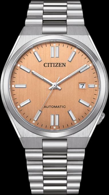Montre Automatique Citizen Tsuyosa NJ0159-86Z cadran saumon