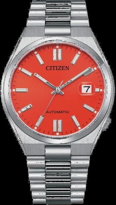 Montre Automatique Citizen X Pantone Tsuyosa NJ0158-89W cadran rouge vif
