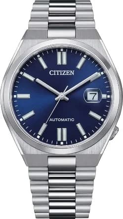 Montre Citizen NJ0150-81L Automatique Cadran Bleu et Bracelet Acier