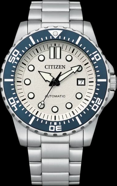 Montre Citizen NJ0171-81A Automatique Sport en Acier avec Cadran Blanc