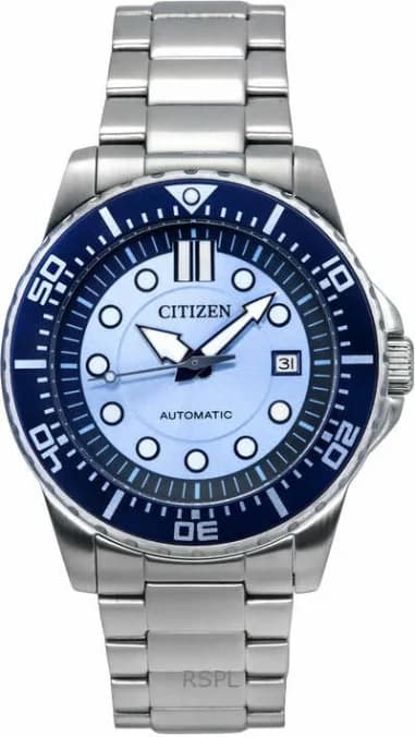 Montre Citizen NJ0178-81M Automatique Cadran Bleu Glacier Acier