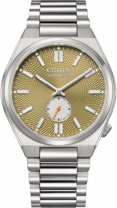 Citizen NK5010-51X Automatic Tsuyosa Beige Dial Leather Strap Men's Watch