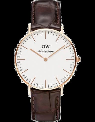 Montre Daniel Wellington Classic York DW00100038 Bracelet cuir marron