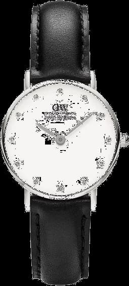 Daniel Wellington DW00100068 Classy Sheffield Women's Watch Black Leather Strap